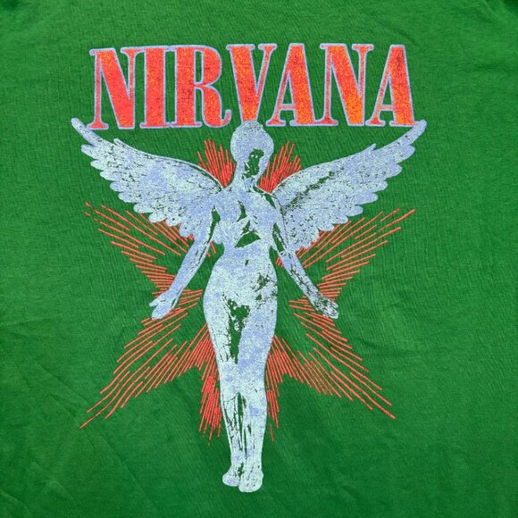 Nirvana In Utero Fairy Album Grunge Band Tee XL - Picture 2 of 4
